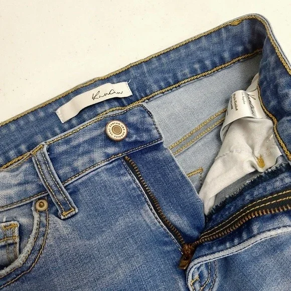 Kancan Women's Estilo Distressed Skinny Denim Blue Jeans Size 25 - Picture 6 of 7